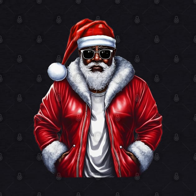 Cool Black Santa by UrbanLifeApparel